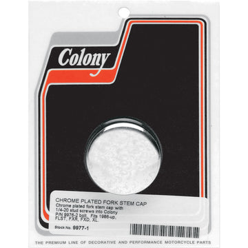 Colony Cap - Stem Bolt - Chrome 9977-1