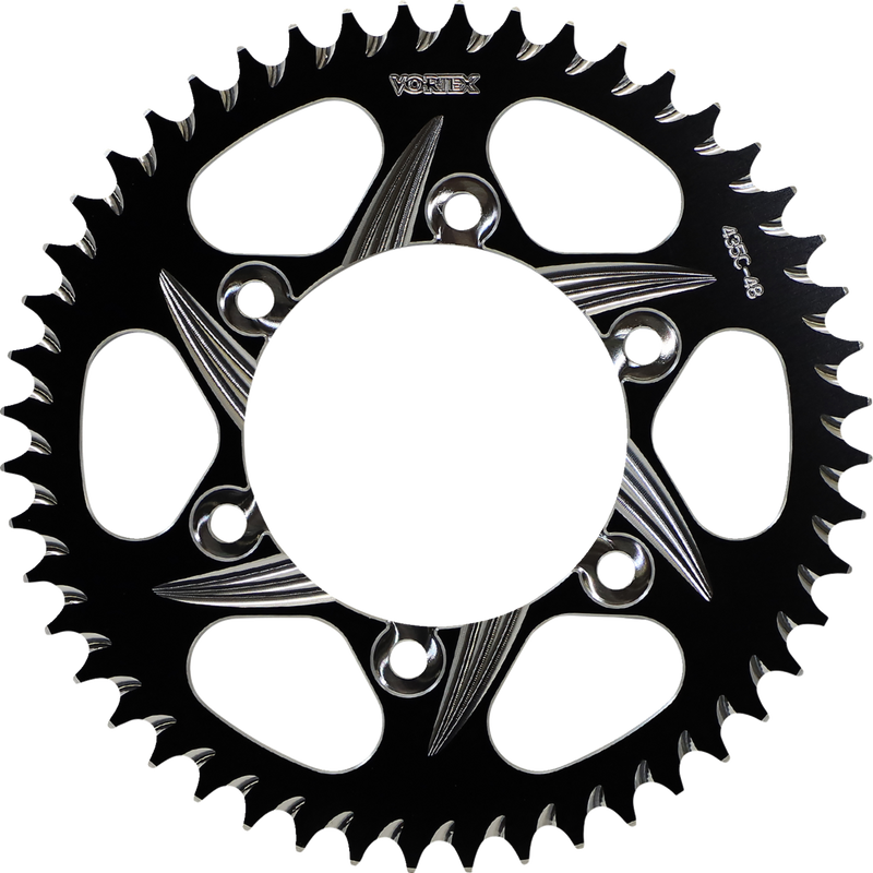 Vortex CAT5 Sprocket - Black - 48 Tooth 435CZK-48