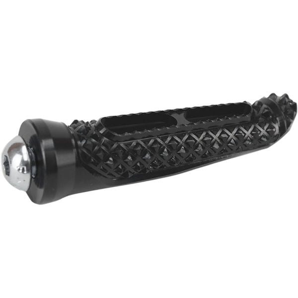 Driven Racing Ultra GP Driver Footpeg - Aluminum - Black DRP-007 GPU