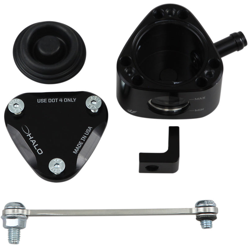 DRIVEN RACING Rear Brake Fluid Reservoir - Black DRRRE-01-BK
