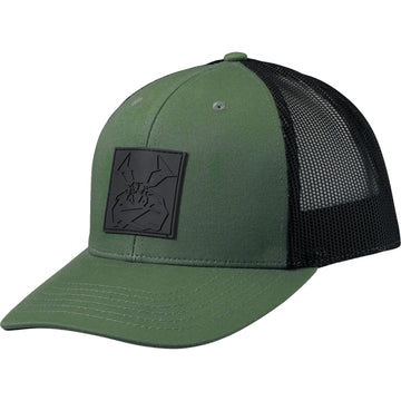 Moose Racing Moose Agroid Embossed Hat - Green/Black - One Size 2501-4009