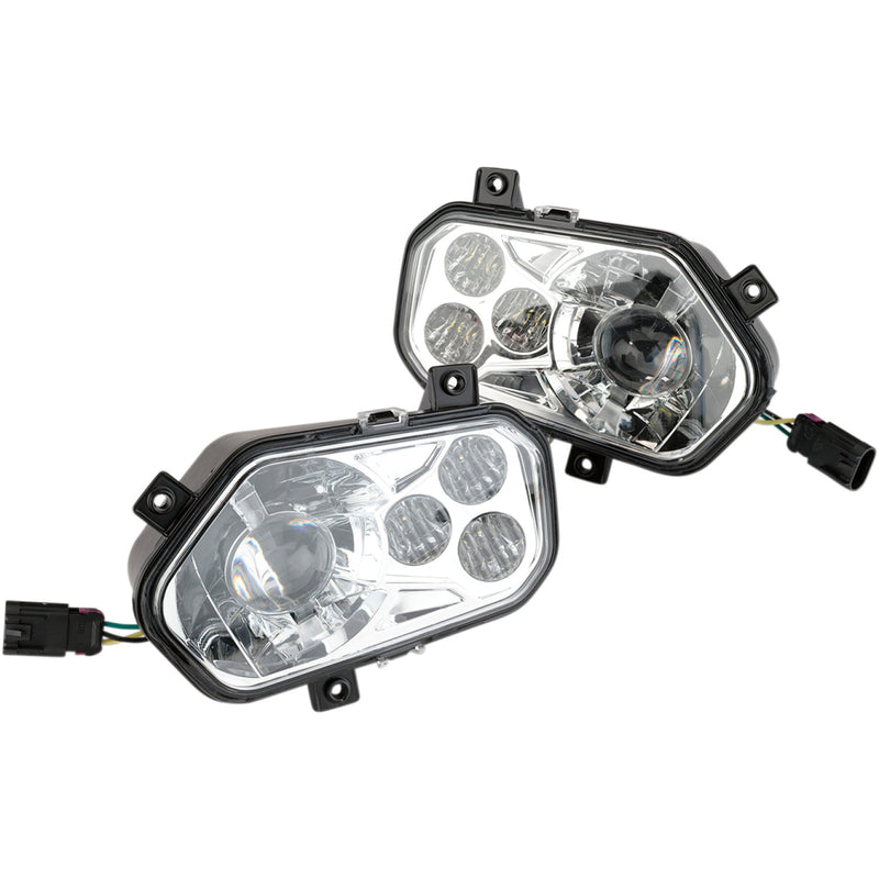 Moose Utility LED Headlight - RZR800/900 - Clear 100-3351-PU | Headlight Group