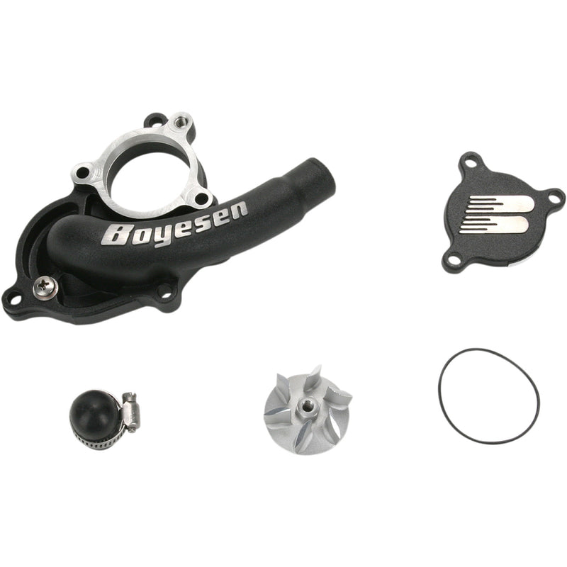 BOYESEN Supercooler Waterpump Cover - Black - Suzuki WPK-27B