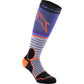 ALPINESTARS MX Pro Socks - Black/Gray/Purple/Orange - Medium 4701524-1207-M