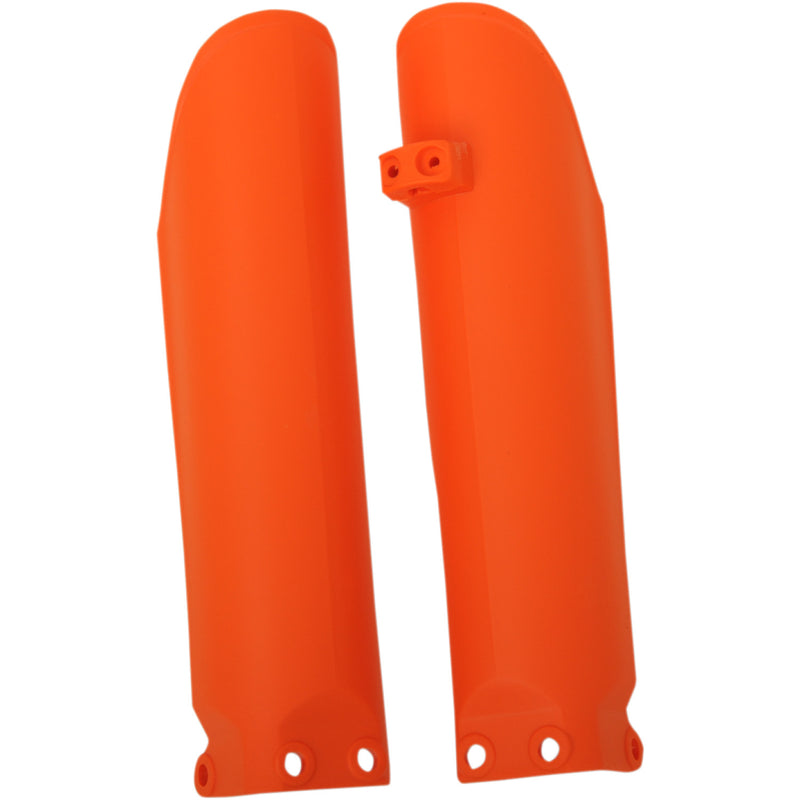 Acerbis Lower Fork Covers for Inverted Forks - '16 Orange 2319635226