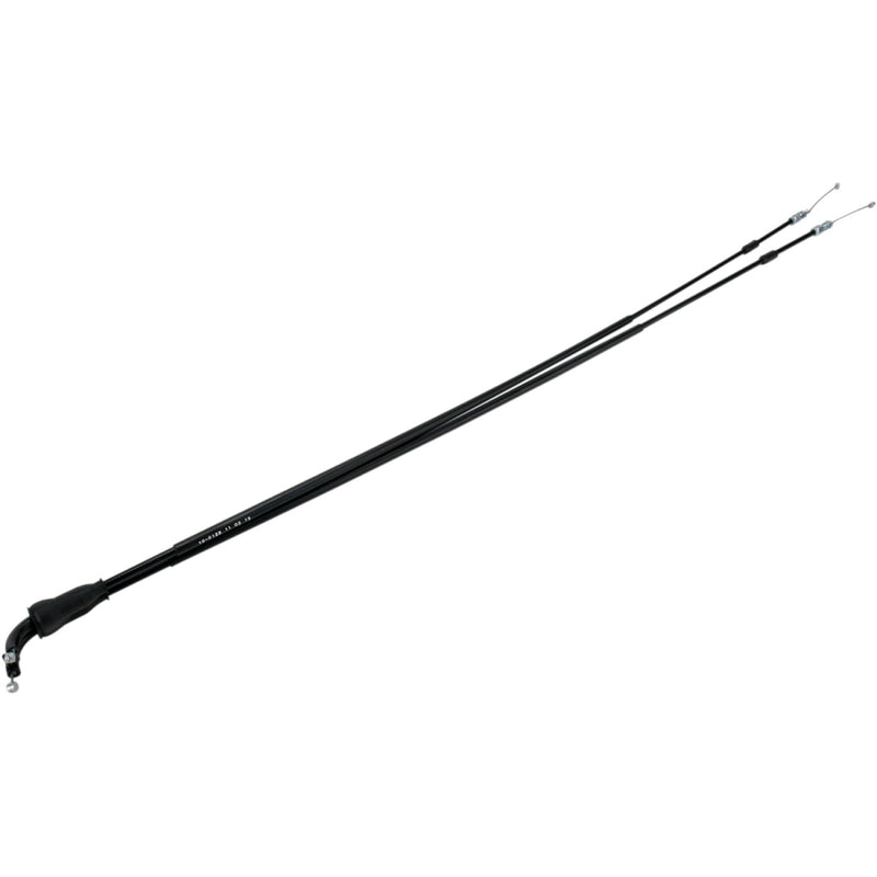 Motion Pro Black Vinyl Throttle Cable - Push/Pull - +3" - KTM 10-0122