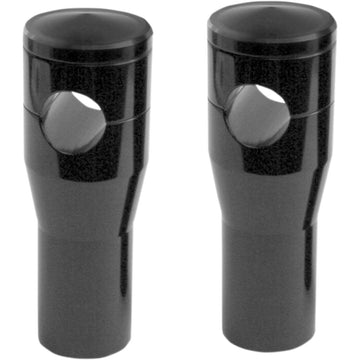 ACCUTRONIX Elite Custom Billet Aluminum Risers - Springer - 4" - Black HRS1354-B