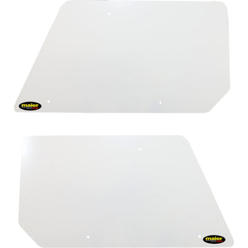 Maier Rear Number Plates - White 190421