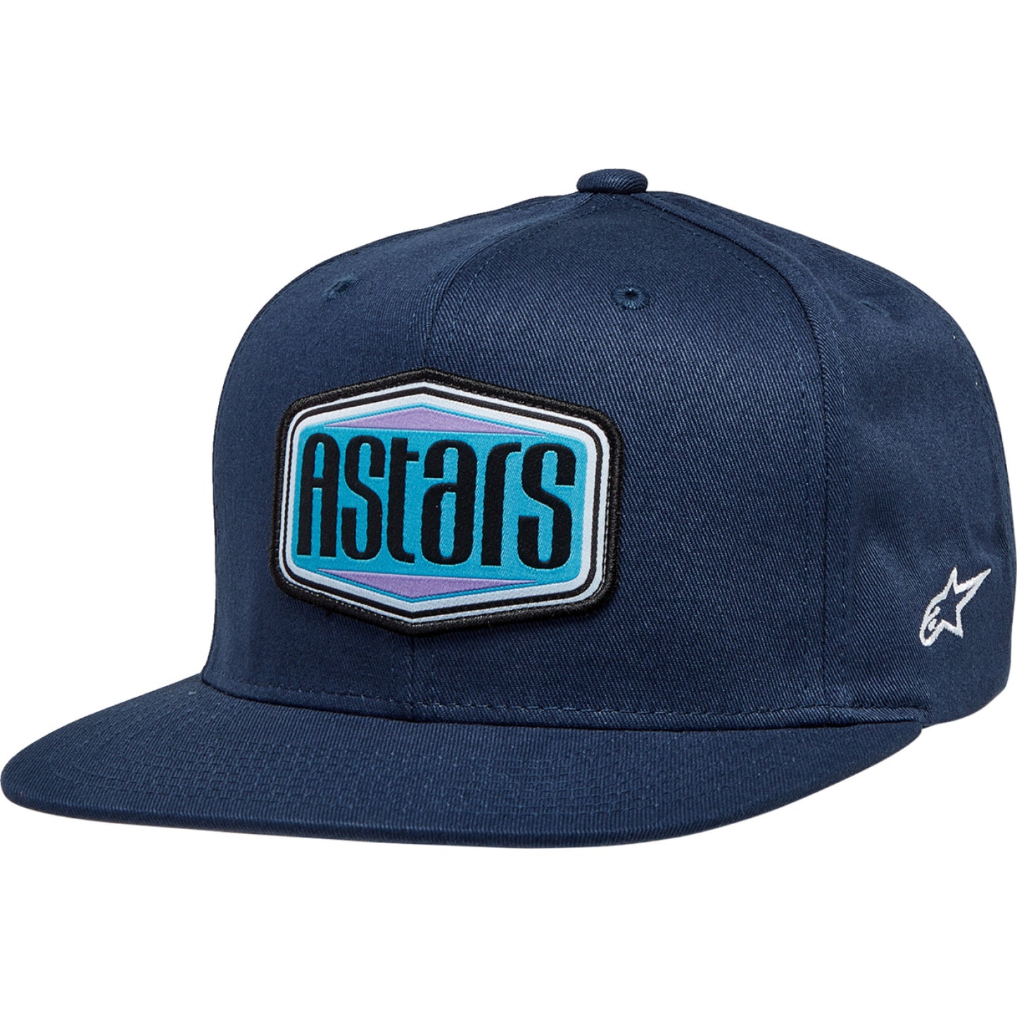 ALPINESTARS Belvedere Flat Bill Hat - Navy - One Size 1232-81050-70