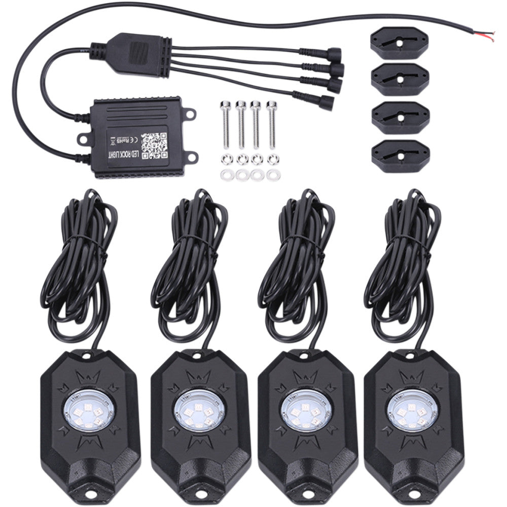 BRITE-LITES LED Rock Light Kit BL-RGBROCK4