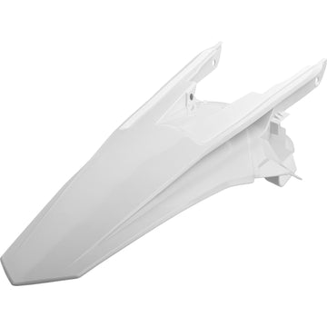 POLISPORT Fender - Rear - White - SX/SX-F | XC/XC-F 8595500002 by Polisport