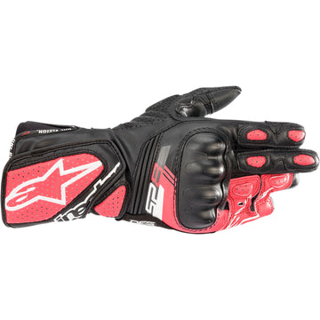 ALPINESTARS Stella SP-8 V3 Gloves - Black/White/Diva Pink - Medium 3518321-1832-M