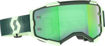 Scott Fury Goggle - Dark Green/Mint - Green Chrome Works Lens 272828-7703279