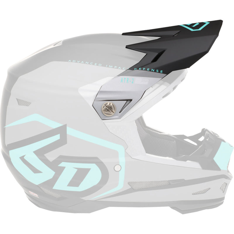 6D HELMETS ATR-2 Visor - Delta - Teal 72-6120