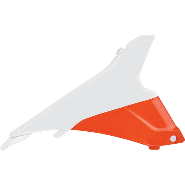 Polisport Airbox Cover - OEM White/Orange - KTM 8455100001