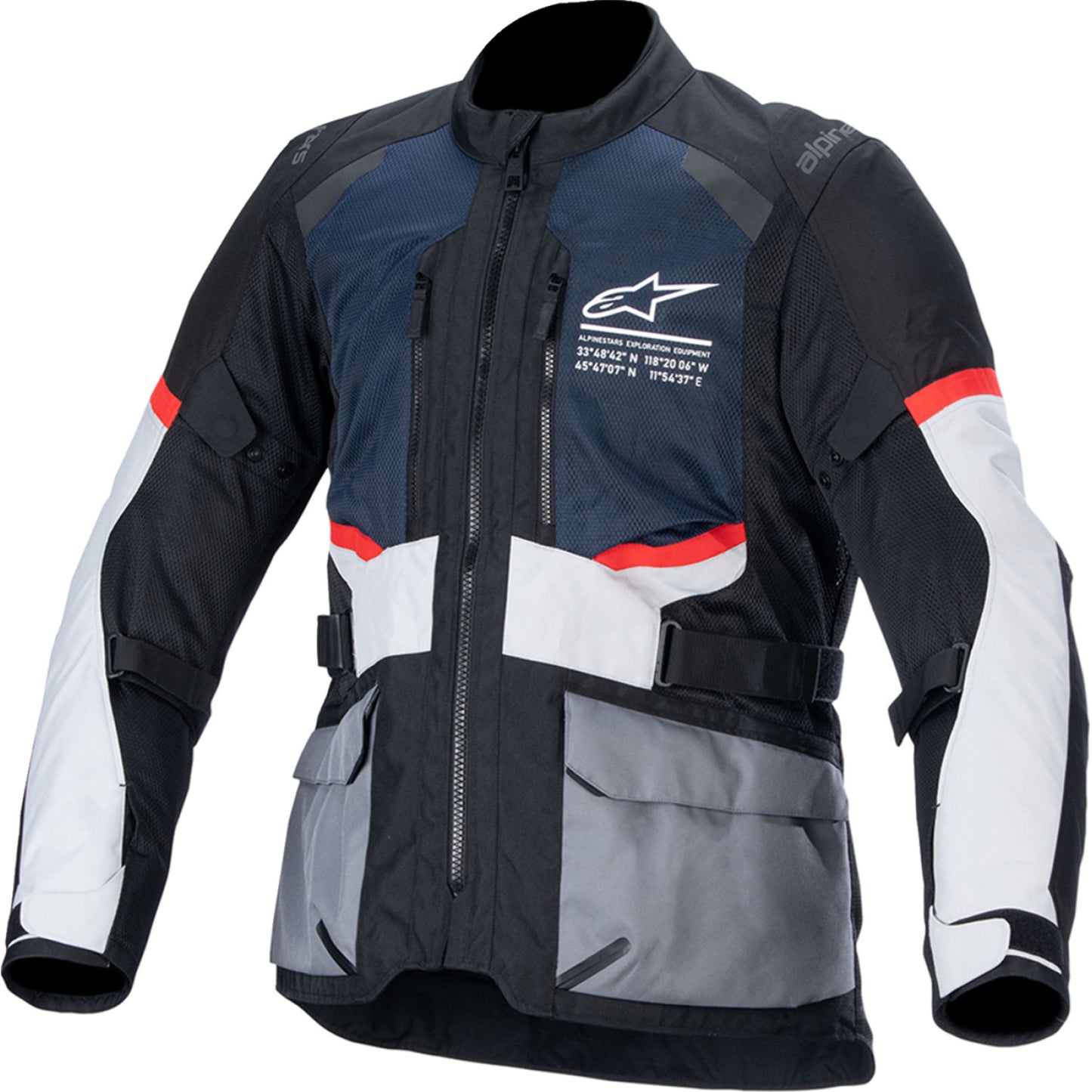 ALPINESTARS Andes Air Drystar? Jacket - Deep Blue/Black/Ice Gray - Small 3207924-7029-S