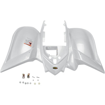 Maier Rear Fender - White Carbon Fiber-Look 19002-31