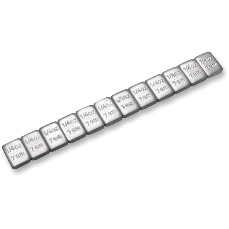 Motion Pro Wheel Weights - Adhesive Stick-On - Silver - 1/4 oz - 72 Pack 08-0454