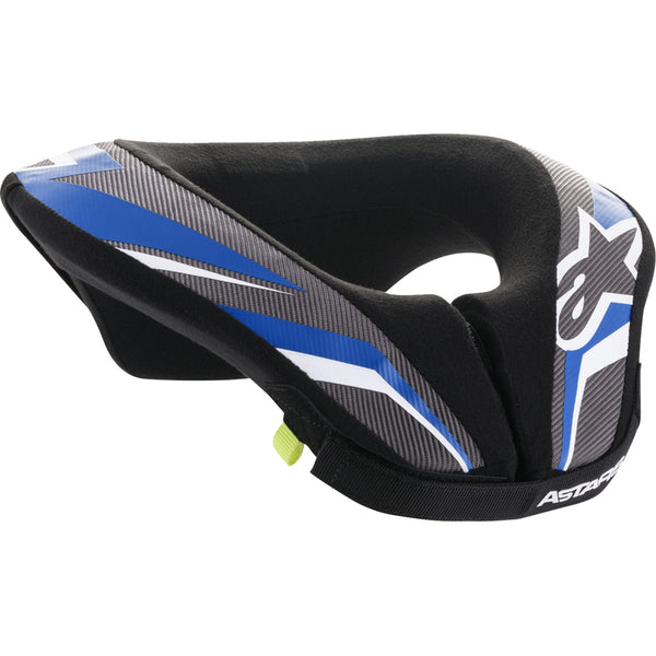 Alpinestars Youth Sequence Neck Roll - Black/Anthracite/Blue - S/M 6741018-177-SM