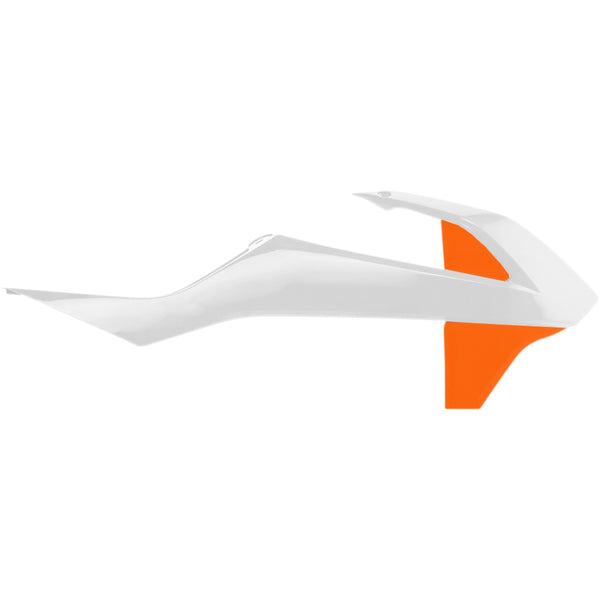 Acerbis Radiator Shrouds - '19 OE White/'16 Orange 2685965412
