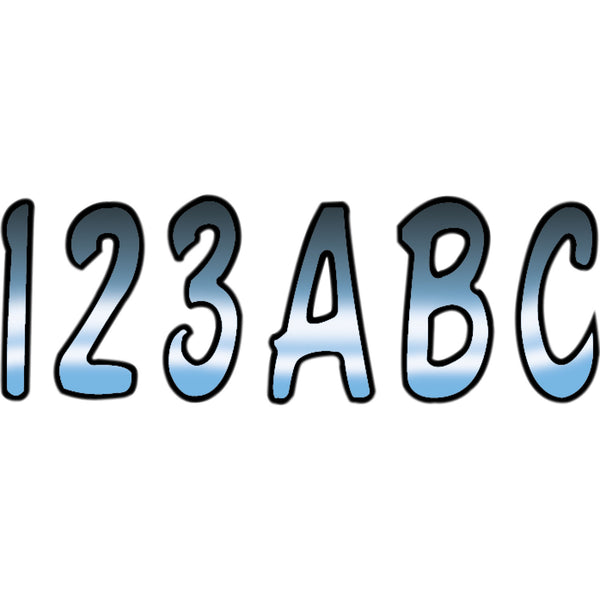 Hardline I.D. Sticker Kit - 200 Series - Blue Gradation CHBKG200