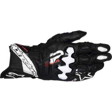 Alpinestars GP Plus R V3 Leather Gloves - Black/White - Medium 3550825-12-M