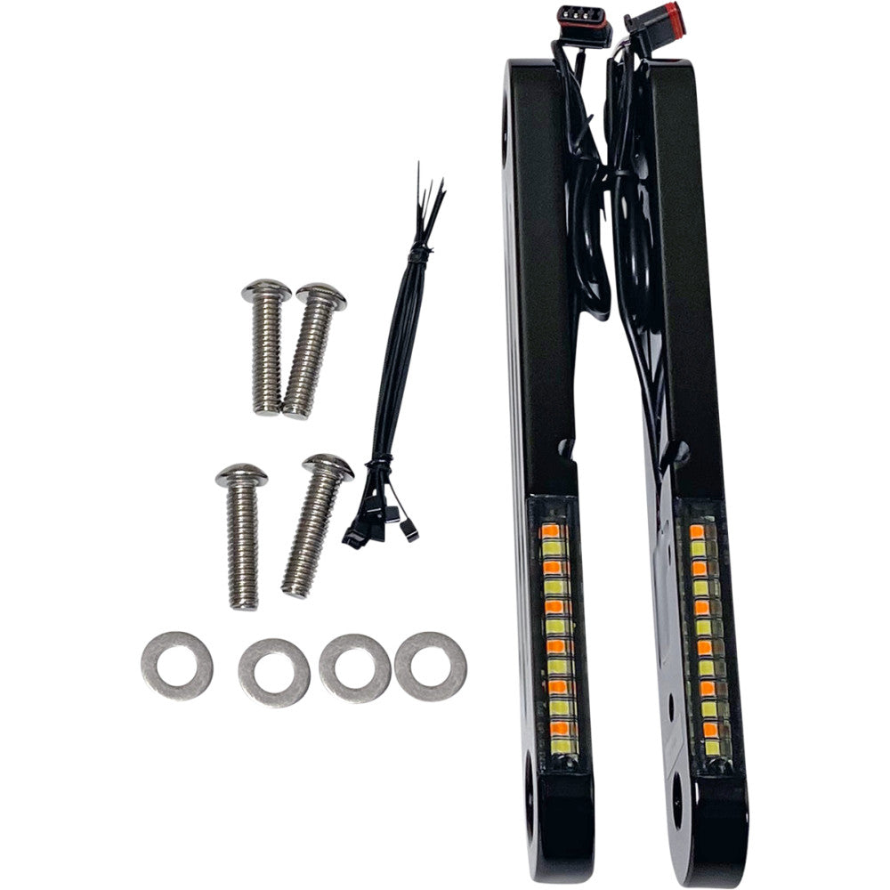 Custom Dynamics Light Strip - Black PB-DS2-14-B