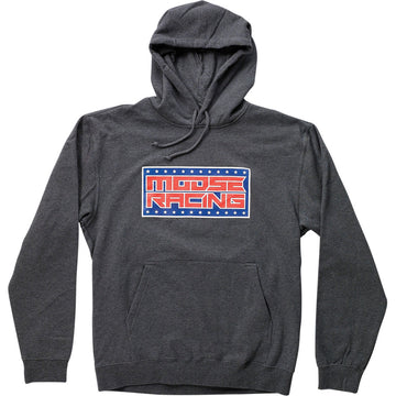 MOOSE OFFROAD Spangled Hoodie - Gray - Large 3050-5876