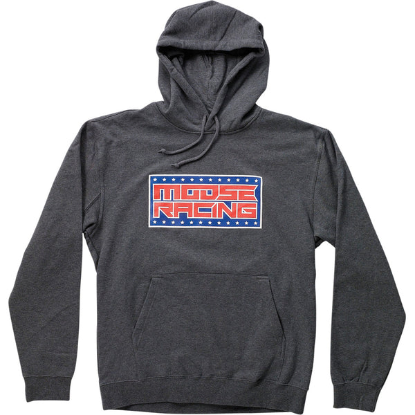 Moose Offroad Spangled Hoodie - Gray - Large 3050-5876