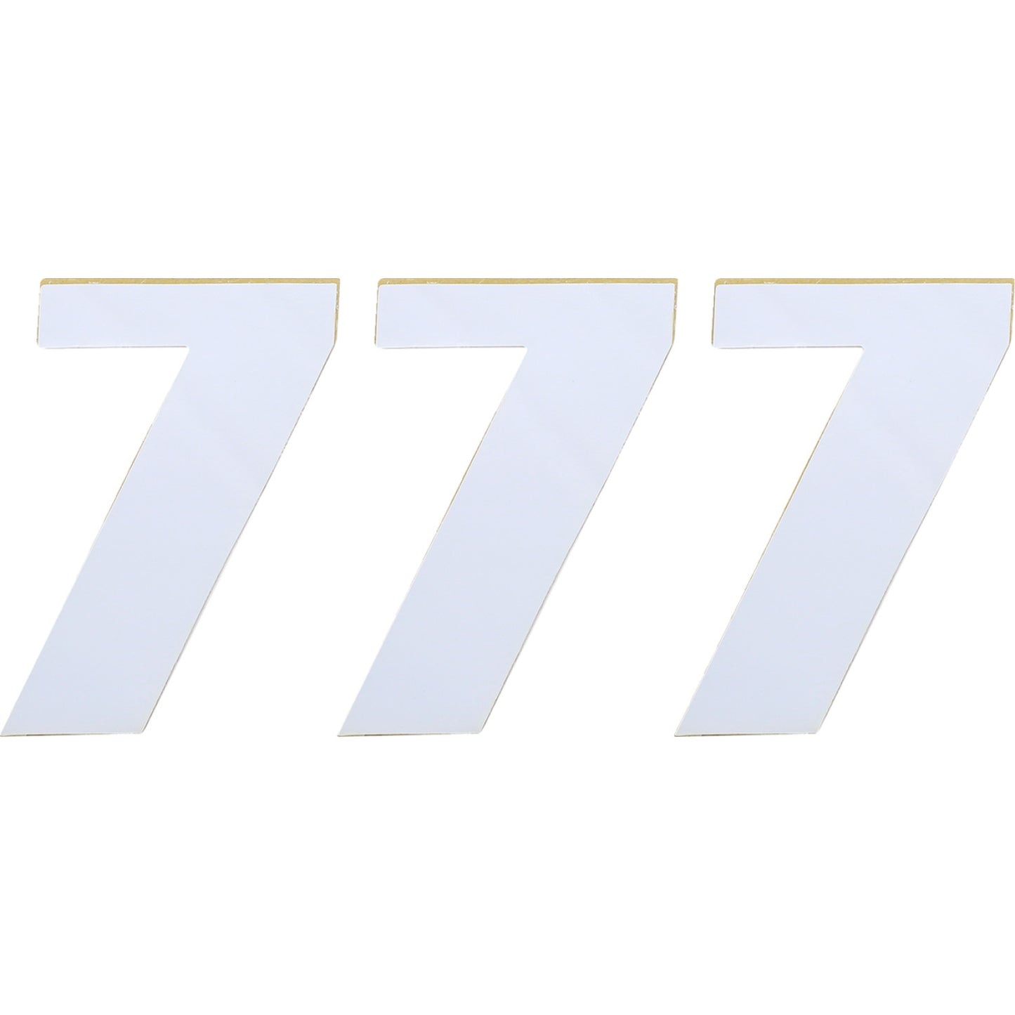 Moose Racing Race Number 7 - White - 4.5" 80007