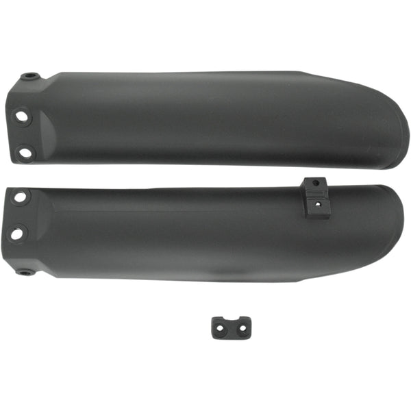 Acerbis Lower Fork Covers for Inverted Forks - Black 2253090001
