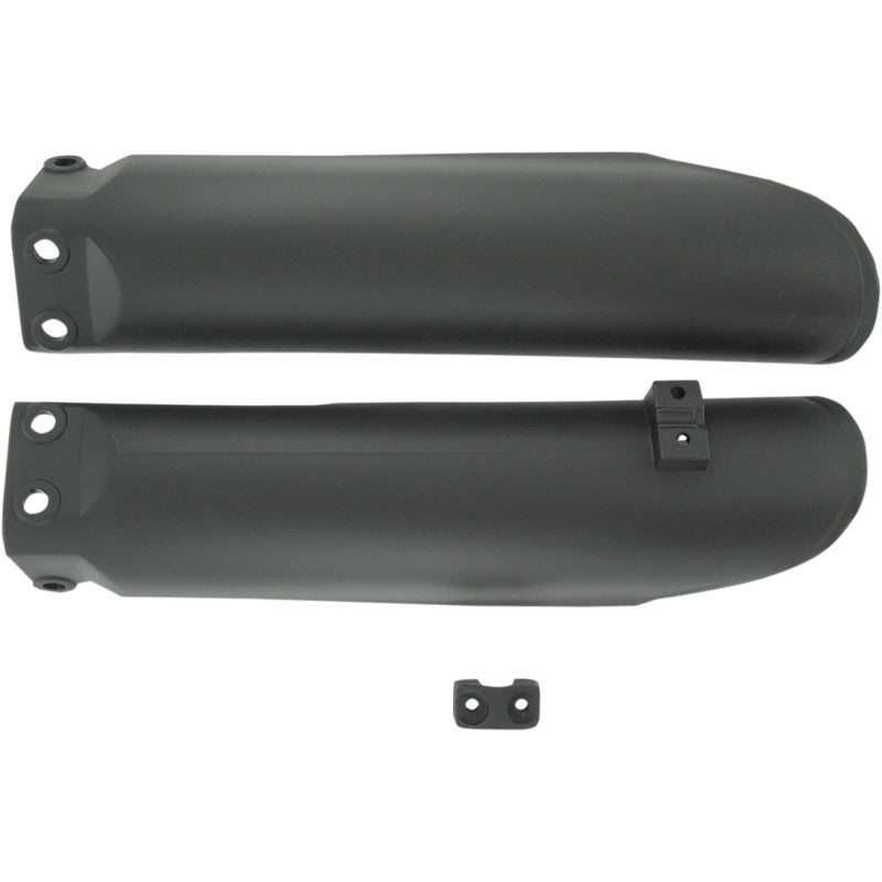 Acerbis Lower Fork Covers for Inverted Forks - Black 2253090001
