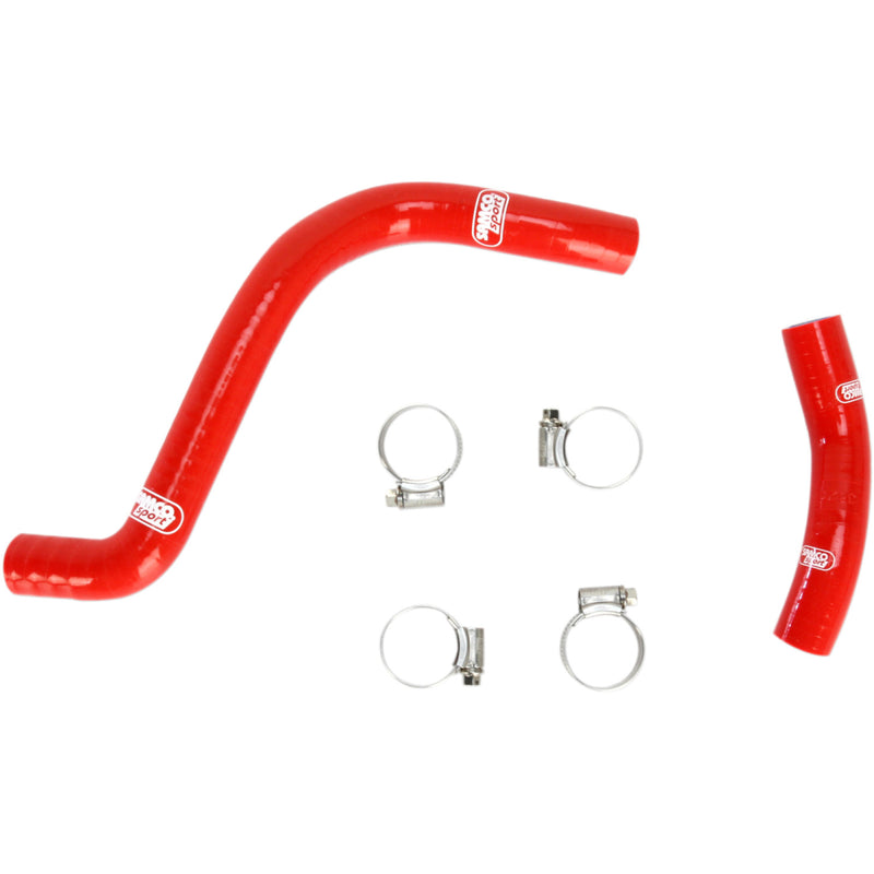 Moose Racing Race Fit Radiator Hose Kit - Red - Honda MBU-HON-69-RD