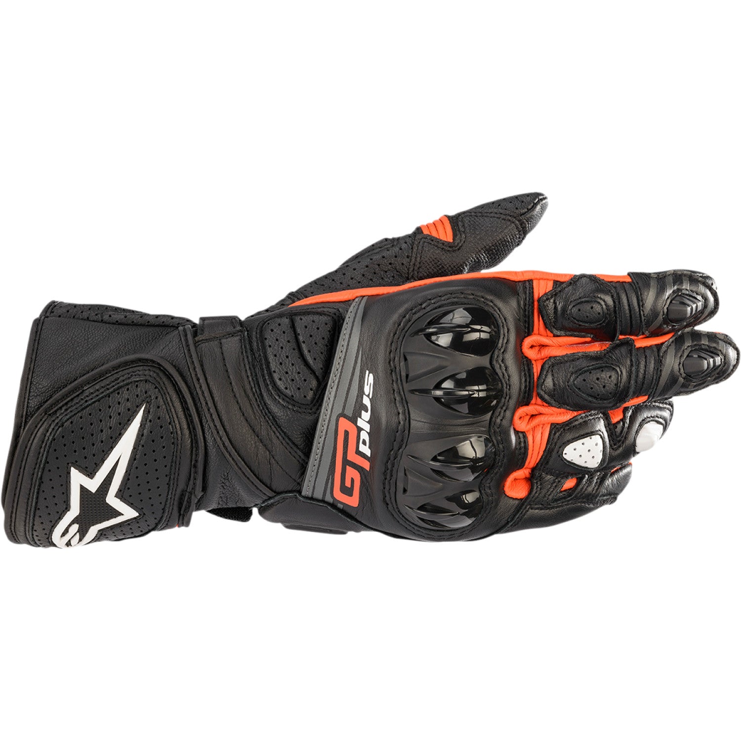 ALPINESTARS GP Plus R v2 Gloves - Black/Fluo Red - Small 3556520-1030-S