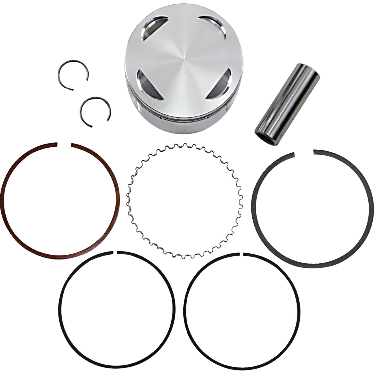 JE Pistons Piston Kit - 11.25:1 - Honda 130682 | JE Pistons | Piston & Ring Kits