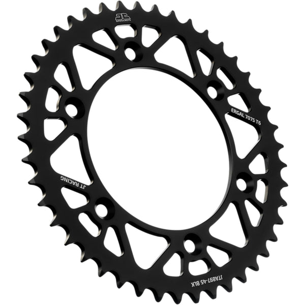 JT Sprockets Rear Sprocket - Black - 45 Tooth JTA897.45BLK