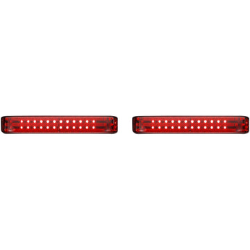Custom Dynamics Saddlebag LED Lights - Sequential - Black/Red PB-SBSEQ-HD-BR