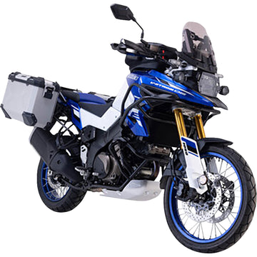 SW-Motech TRAX ADV Aluminum Case System - Silver - Suzuki V-Strom 1050 DE '23-'24 KFT.05.965.70000/S | Luggage Group