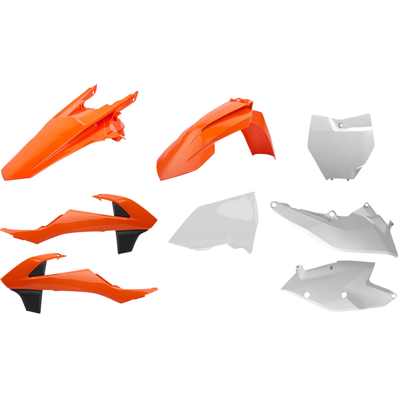 POLISPORT Body Kit - '18 OEM Orange/White - SX/SX-F - XC-F 90750 by Polisport