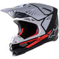 ALPINESTARS Supertech M8 Helmet - Factory - Black/White/Red - 2XL 8302922-1233-2X