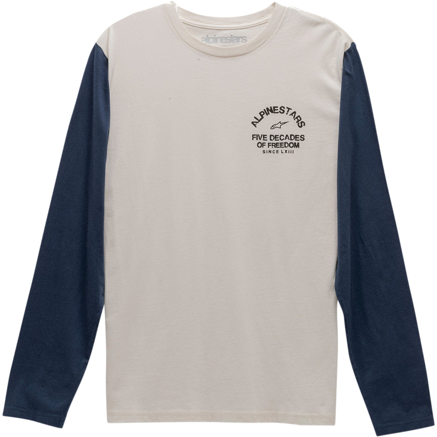 ALPINESTARS Decades Long-Sleeve T-Shirt - Natural - 2XL 121174009912X