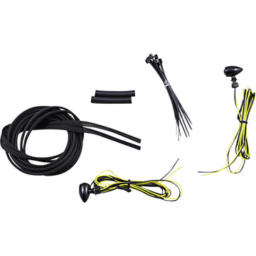 Custom Dynamics Micro Turn Signals - Amber - Black CD-MICRO-A-B