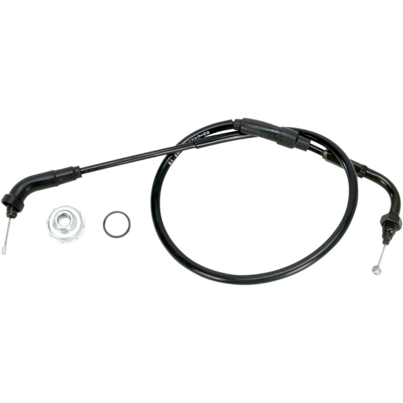 Motion Pro Black Vinyl Throttle Cable - Pull - Honda 02-0489