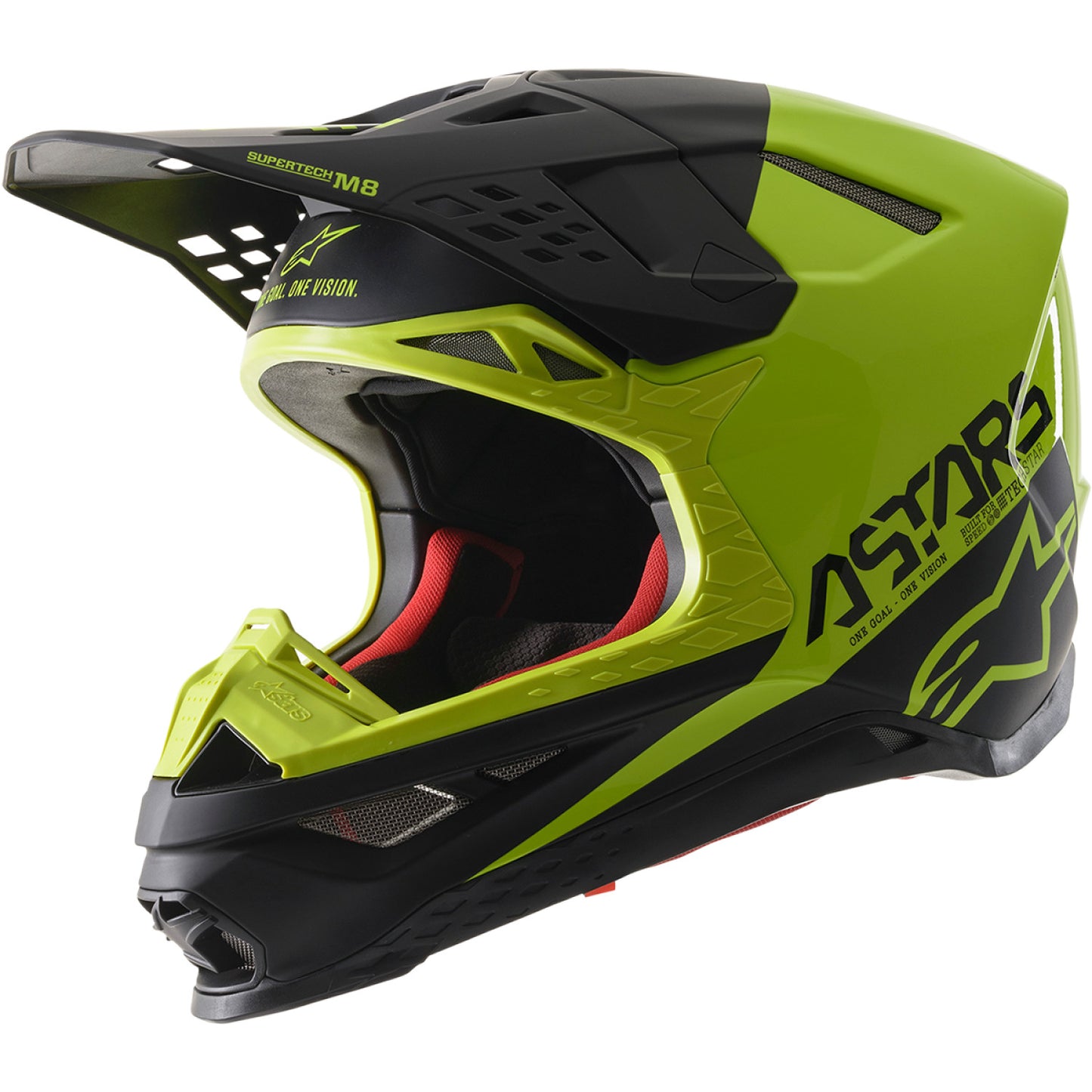 ALPINESTARS Supertech M8 Helmet - Echo - MIPS? - Black/Yellow - Medium 8302621-1158-MD