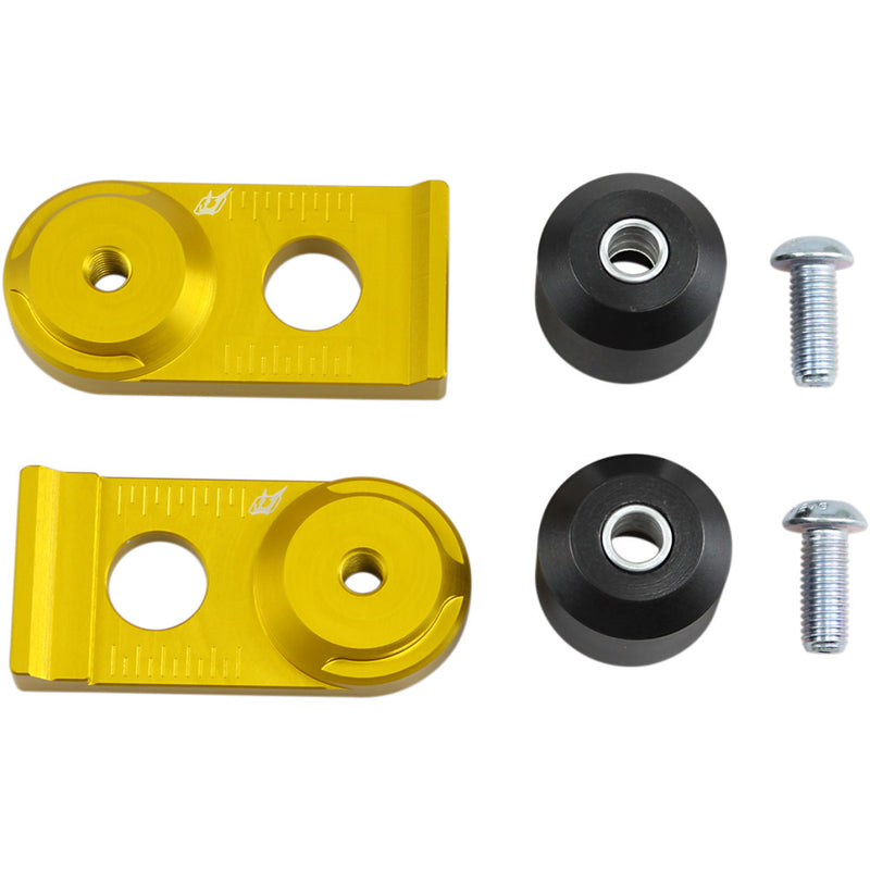 DRIVEN RACING Axle Block Sliders -Yamaha - Gold DRAX-116-GD