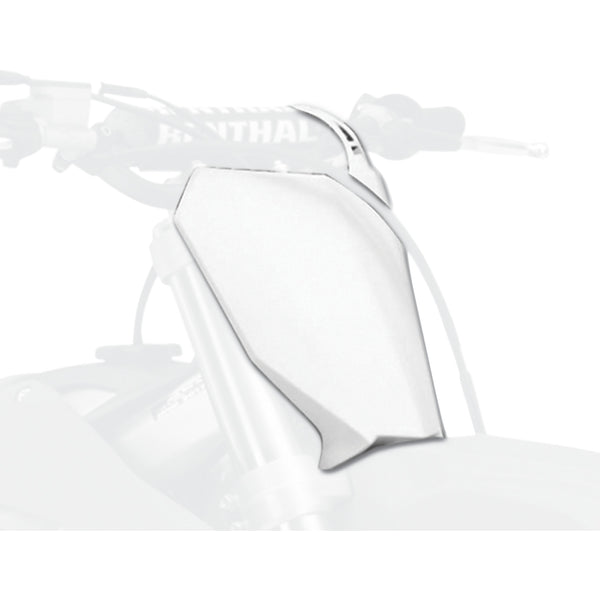 Polisport Number Plate - OEM White - Honda 8667200002