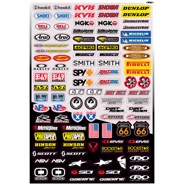 Factory Effex Decal Kit - Micro Sponsor 10-68014