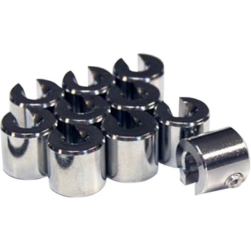 No-Mar Spoke Weights Chrome .50oz by Parts Unlimited