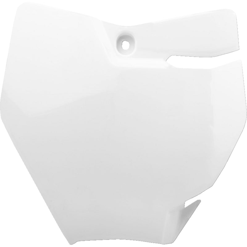 POLISPORT Number Plate - OEM White - KTM SX65 8665700001 by Polisport
