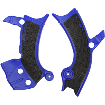 Acerbis X-Grip Frame Guards - Blue/Black - Yamaha 2689411034